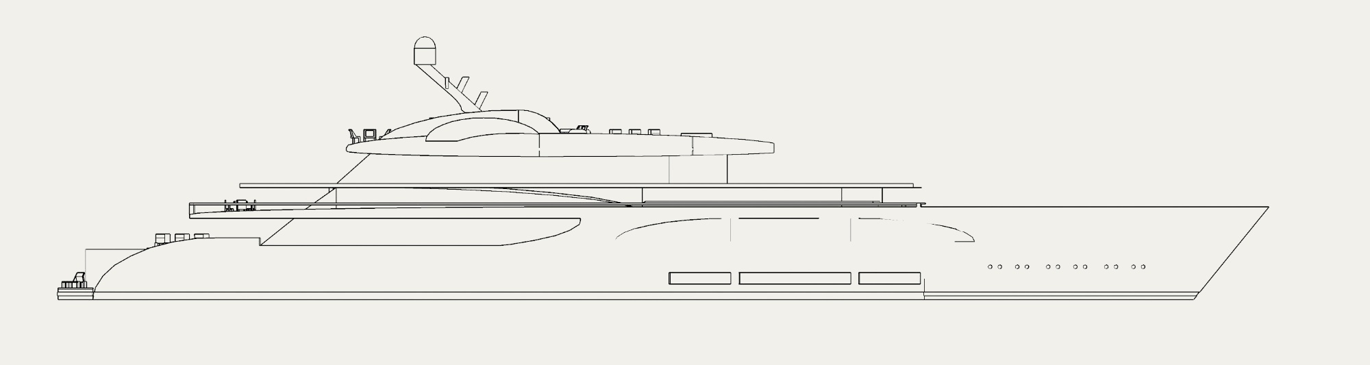 Maritime vessel — line drawing